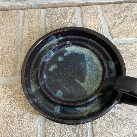 Stegall Pottery Candle Holder SIGNED - Picture 7 of 8